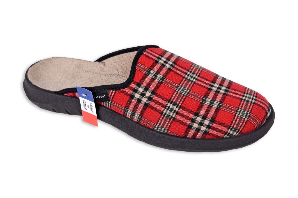 Mules Fargeot EBAUCHE – Dessus Textile – Semelle Souple – Taille Moyenne – Style Décontracté