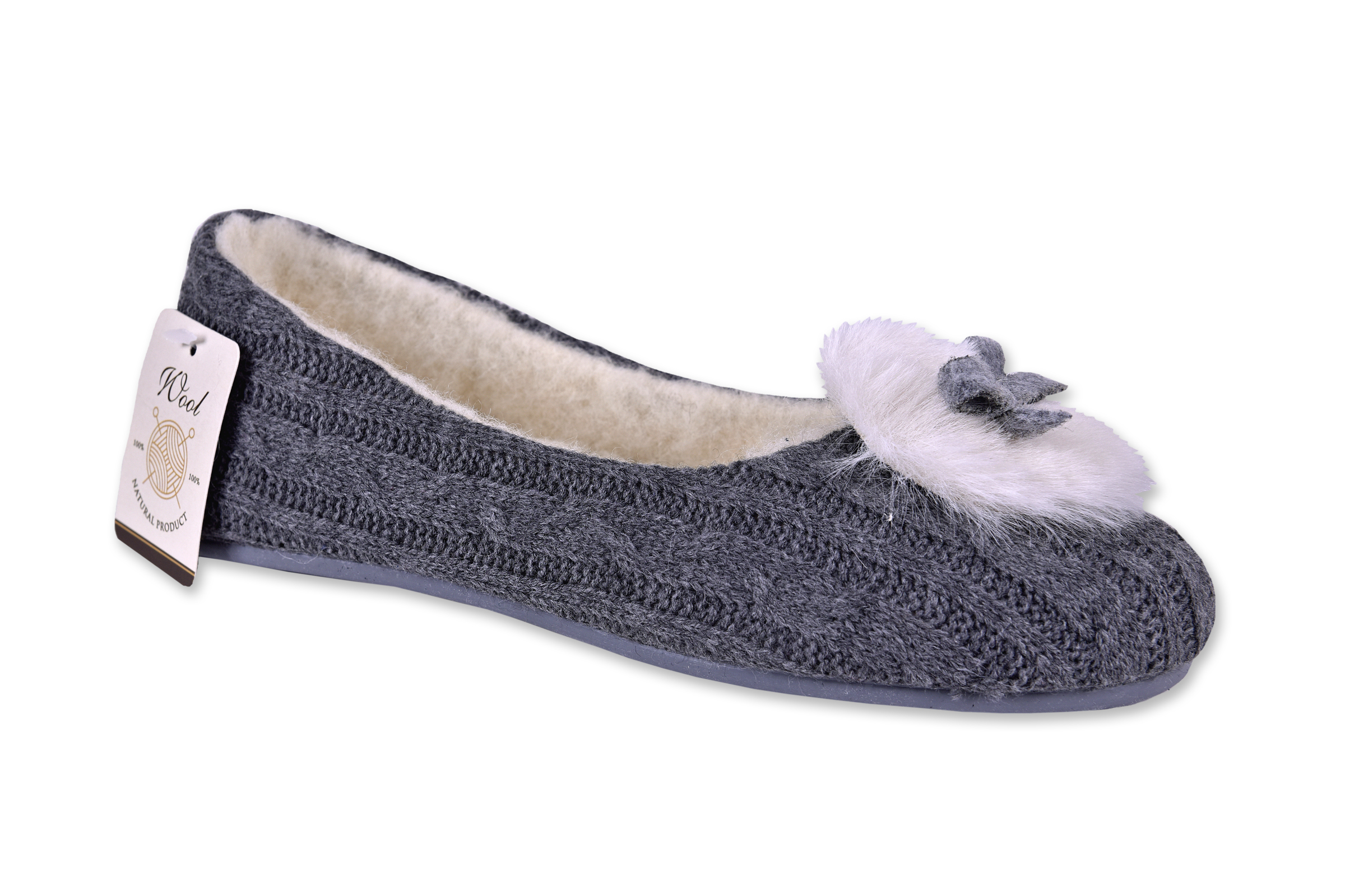 Ballerines Plates Femme En Tricot – Confortables Antidérapantes, Bout Rond – Pour été, Ville, Bureau